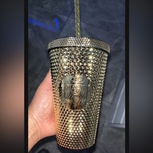 Gold Starbucks. Grande size